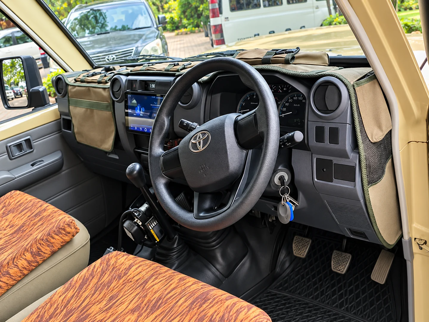Toyota Land Cruiser driver cabin
